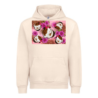 Sandshell Guinea pig flowers Urban Hoodie - Artiststas
