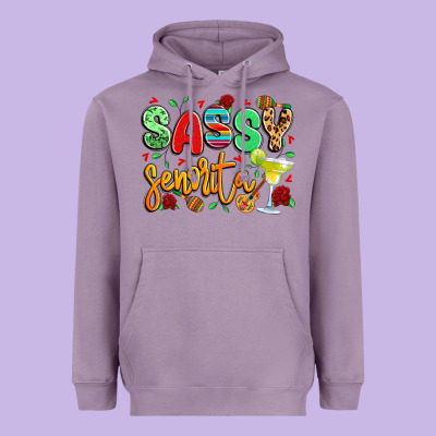 Sassy Senorita Heavyweight Hoodie Designed By Lillyallendesigns