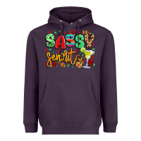 Plum sassy senorita Heavyweight Hoodie - LillyAllenDesigns
