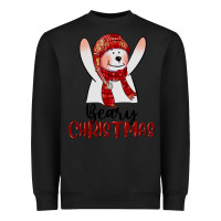 Black beary christmas Heavyweight Sweatshirt - CowGirlArtShop
