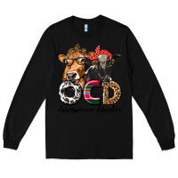 Black OCD Obsessive Cow Disorder Long Sleeve Tee - texasbilliewilder