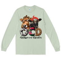 Matcha OCD Obsessive Cow Disorder Long Sleeve Tee - texasbilliewilder