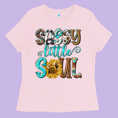 Sassy Little Soul Ladies Tee Designed By Nancycooperartshop