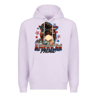 Lilac All American nana messy bun Premium Hoodie - FaDigitalArtStudio