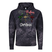 Cloud Black Merry Flocking Christmas Vintage Hoodie - Bettercallsaul