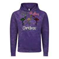 Cloud Purple Merry Flocking Christmas Vintage Hoodie - Bettercallsaul