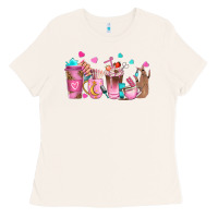 Bone nail tech coffee cups Ladies Tee - NancyCooperArtShop