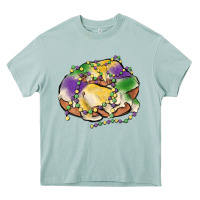 Arona mardi gras king cake Heavy Core Tee - MaliasSmallBusiness