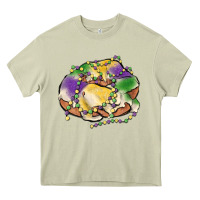 Mossy mardi gras king cake Heavy Core Tee - MaliasSmallBusiness