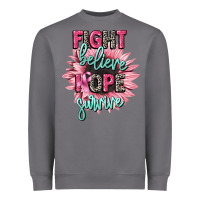 Storm fight believe hope survive cancer awareness Heavyweight Sweatshirt - CowGirlArtShop