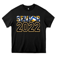 Black senior volleyball Heavy Core Tee - AdoDesignShop