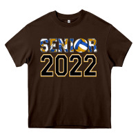 Chocolate Brown senior volleyball Heavy Core Tee - AdoDesignShop