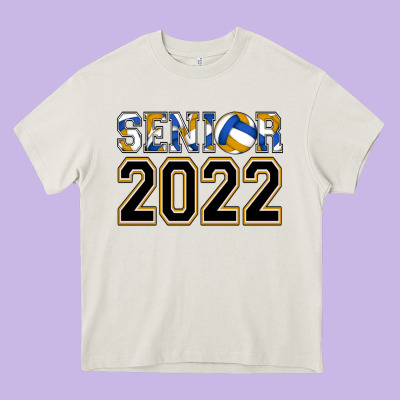 Senior Volleyball Heavy Core Tee Designed By Adodesignshop