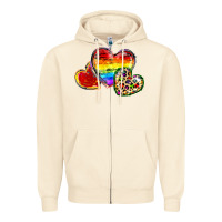 Sandshell Pride hearts Zipper Hoodie - FaDigitalArtStudio