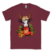 Burgundy christmas baby cow hot cocoa Classic Tee - Jasminsmagicworld