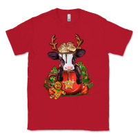 Red christmas baby cow hot cocoa Classic Tee - Jasminsmagicworld