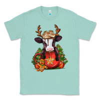 Seafoam christmas baby cow hot cocoa Classic Tee - Jasminsmagicworld
