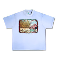 Grape Ice Christmas Barn Tractor Snow Urban Heavy Tee - Bettercallsaul