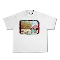 Lunar Rock Christmas Barn Tractor Snow Urban Heavy Tee - Bettercallsaul