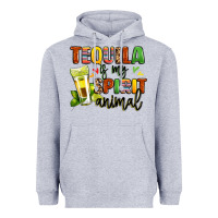 Heather Grey tequila is my spirit animal Heavyweight Hoodie - LillyAllenDesigns