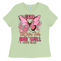 Matcha god is within her she will not fail Ladies Tee - MaliasSmallBusiness