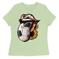 Matcha Soccer Tongue Ladies Tee - Jasminsmagicworld