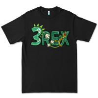 Black three rex Premium Tee - MaliasSmallBusiness