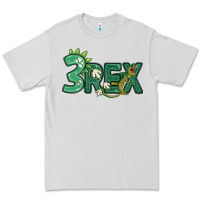 Dove Grey three rex Premium Tee - MaliasSmallBusiness