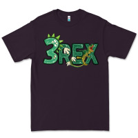 Plum three rex Premium Tee - MaliasSmallBusiness