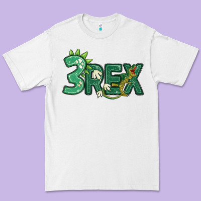 Three Rex Premium Tee Designed By Maliassmallbusiness
