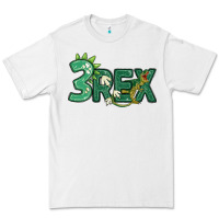 White three rex Premium Tee - MaliasSmallBusiness