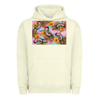 Baby Monkey Flowers Urban Hoodie | Teevron