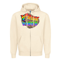 Sandshell pride vibes Zipper Hoodie - FaDigitalArtStudio