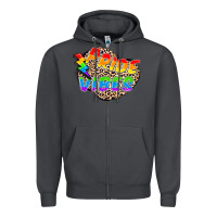 Smoke pride vibes Zipper Hoodie - FaDigitalArtStudio
