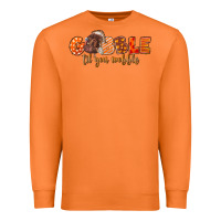 Carrot Fall Gobble Gobble Til You Wobble Premium Sweatshirt - LillyAllenDesigns
