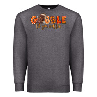 Charcoal Heather Fall Gobble Gobble Til You Wobble Premium Sweatshirt - LillyAllenDesigns