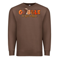 Chestnut Fall Gobble Gobble Til You Wobble Premium Sweatshirt - LillyAllenDesigns