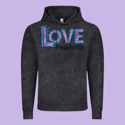 Love Teacher Life Vintage Hoodie Designed By Bettercallsaul
