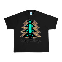 Black Happy Holidays Tree Urban Heavy Tee - Bettercallsaul