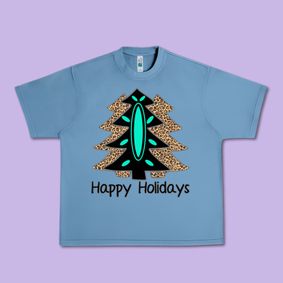 Happy Holidays Tree Urban Heavy Tee Designed By Bettercallsaul