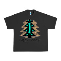 Pigment Black Happy Holidays Tree Urban Heavy Tee - Bettercallsaul