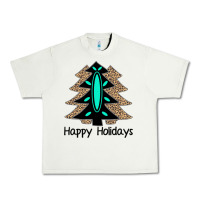 Pistachio Happy Holidays Tree Urban Heavy Tee - Bettercallsaul