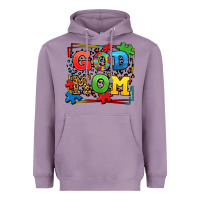 Lavender autism god mom Heavyweight Hoodie - LillyAllenDesigns