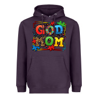 Plum autism god mom Heavyweight Hoodie - LillyAllenDesigns