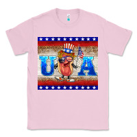 Bubblegum Pink usa hot dog Classic Tee - BarkalooDesign