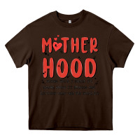 Chocolate Brown motherhood some day i rock it Heavy Core Tee - MaliasSmallBusiness