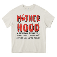 Cream motherhood some day i rock it Heavy Core Tee - MaliasSmallBusiness
