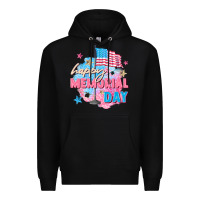 Black Happy Memorial Day Premium Hoodie - FaDigitalArtStudio