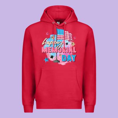 Happy Memorial Day Premium Hoodie Designed By Fadigitalartstudio
