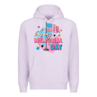 Lilac Happy Memorial Day Premium Hoodie - FaDigitalArtStudio